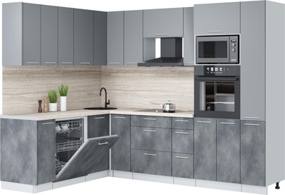 

Кухонный гарнитур, Мила Лайт 1.896х2.68