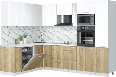 

Кухонный гарнитур, Мила Лайт 1.896х2.78