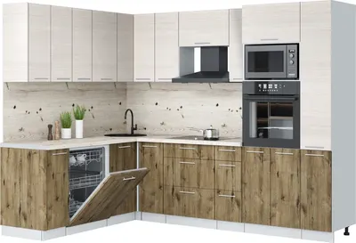 

Кухонный гарнитур, Мила Лайт 1.896х2.68