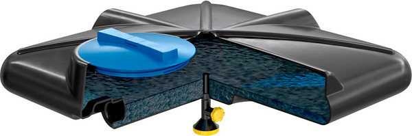 Бак для дачного душа Polimer-Group Роса DRS160S1