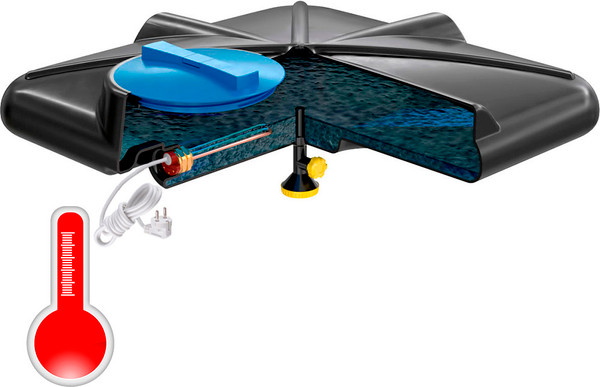 Купить Бак для дачного душа Polimer-Group Роса DRS160S112 в Гомеле