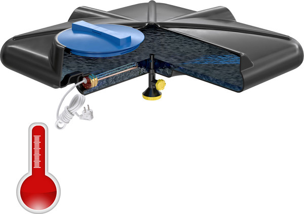 Купить Бак для дачного душа Polimer-Group Роса DRS200S112 в Минске