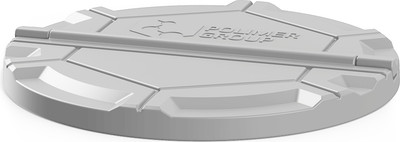 Крышка для колодца Polimer-Group Роса DKS6 (серый) - 