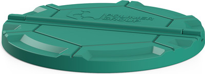 Крышка для колодца Polimer-Group Роса DKS2 (зеленый) - 