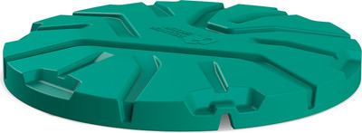 Крышка для колодца Polimer-Group Роса-2 / DK2S2 (зеленый) - 