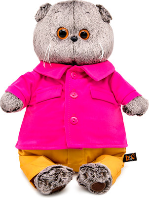 

Мягкая игрушка, Басик в яркой курточке / Ks22-269