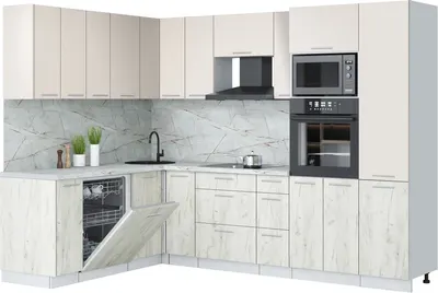 

Кухонный гарнитур, Мила Лайт 1.896х2.78