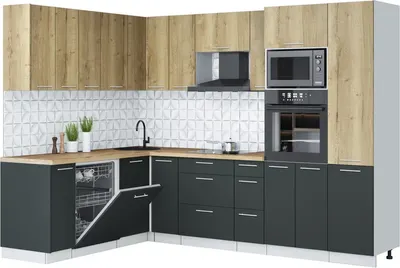 

Кухонный гарнитур, Мила Лайт 1.896х2.78