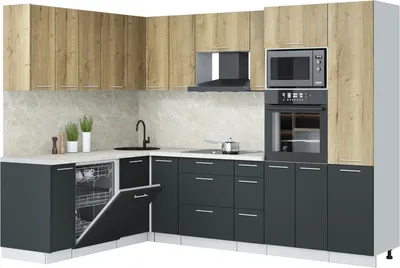 

Кухонный гарнитур, Мила Лайт 1.896х2.78