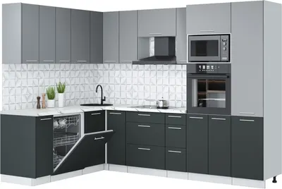 

Кухонный гарнитур, Мила Лайт 1.896х2.78