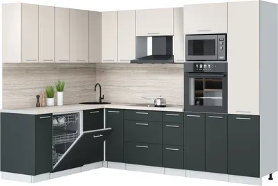 

Кухонный гарнитур, Мила Лайт 1.896х2.78