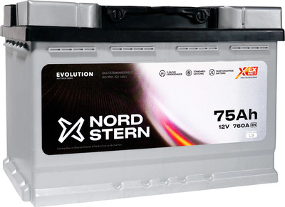 Автомобильный аккумулятор Nord Stern Evolution R+ / NS750S