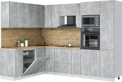 

Кухонный гарнитур, Мила Лайт 1.896х2.78