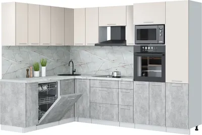 

Кухонный гарнитур, Мила Лайт 1.896х2.78