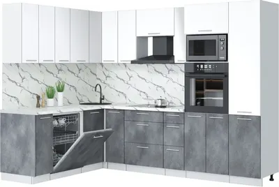 

Кухонный гарнитур, Мила Лайт 1.896х2.78