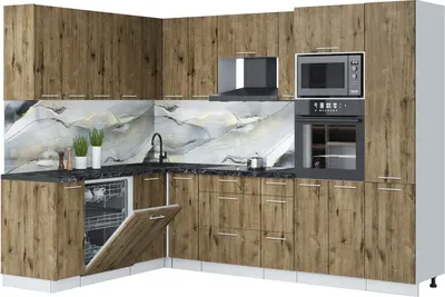 

Кухонный гарнитур, Мила Лайт 1.896х2.78