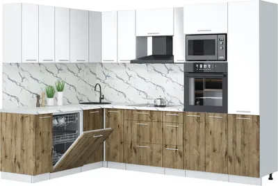 

Кухонный гарнитур, Мила Лайт 1.896х2.78