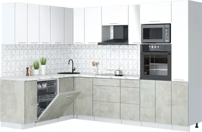 

Кухонный гарнитур, Мила Лайт 1.896х2.88