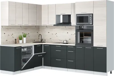 

Кухонный гарнитур, Мила Лайт 1.896х2.78