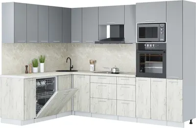 

Кухонный гарнитур, Мила Лайт 1.896х2.88