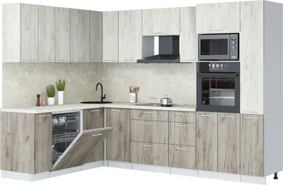 

Кухонный гарнитур, Мила Лайт 1.896х2.88