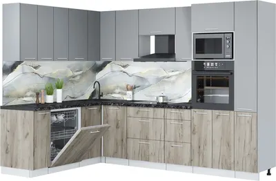 

Кухонный гарнитур, Мила Лайт 1.896х2.88