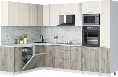 

Кухонный гарнитур, Мила Лайт 1.896х2.88