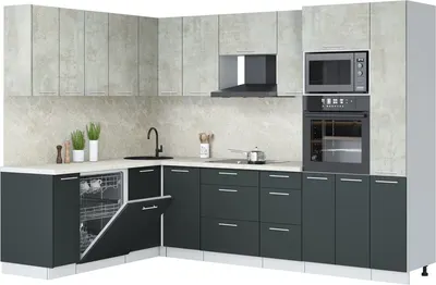 

Кухонный гарнитур, Мила Лайт 1.896х2.88