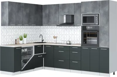 

Кухонный гарнитур, Мила Лайт 1.896х2.88