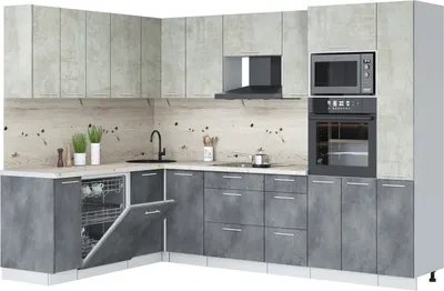 

Кухонный гарнитур, Мила Лайт 1.896х2.88