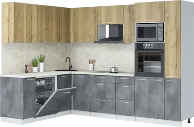 

Кухонный гарнитур, Мила Лайт 1.896х2.88