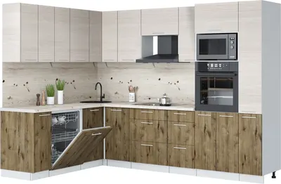 

Кухонный гарнитур, Мила Лайт 1.896х2.88