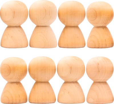 

Набор заготовок для творчества, Деревянные человечки / peg50_x8
