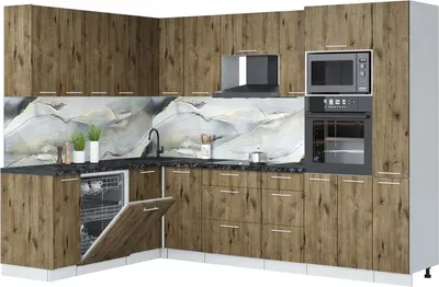 

Кухонный гарнитур, Мила Лайт 1.896х2.88