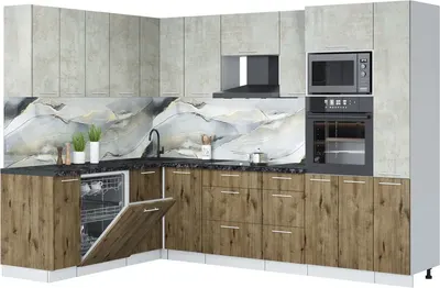 

Кухонный гарнитур, Мила Лайт 1.896х2.88