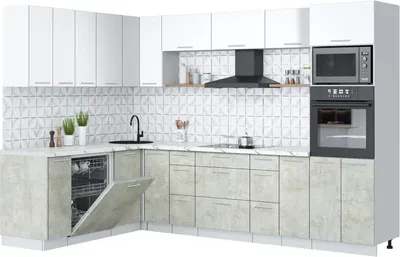 

Кухонный гарнитур, Мила Лайт 1.896х2.98-2