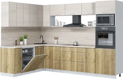 

Кухонный гарнитур, Мила Лайт 1.896х2.98-2