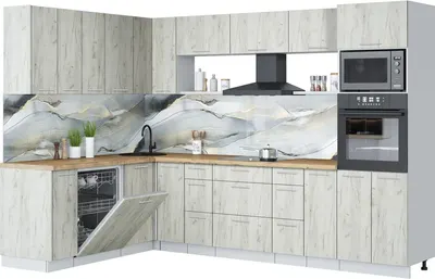 

Кухонный гарнитур, Мила Лайт 1.896х2.98-2