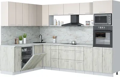 

Кухонный гарнитур, Мила Лайт 1.896х2.98-2