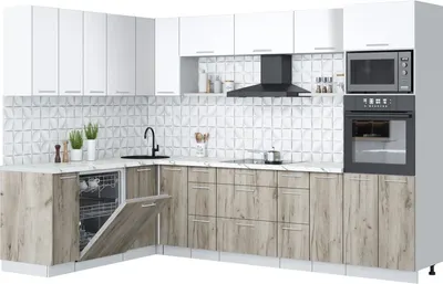 

Кухонный гарнитур, Мила Лайт 1.896х2.98-2