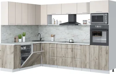 

Кухонный гарнитур, Мила Лайт 1.896х2.98-2