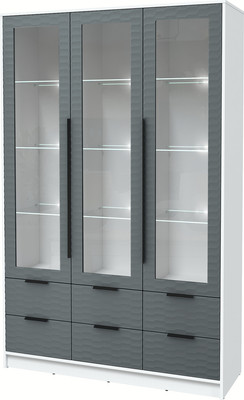 

Шкаф с витриной, Концепт Зодиак КТ-ШВ3 с подсветкой