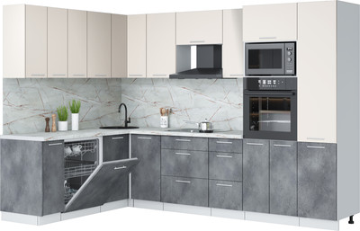 

Кухонный гарнитур, Мила Лайт 1.896х2.98