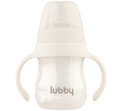Поильник Lubby 34338 (180мл, молочный) - 