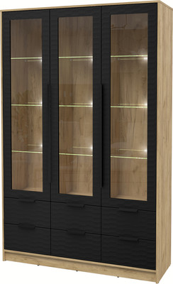 

Шкаф с витриной, Концепт Зодиак КТ-ШВ3 с подсветкой