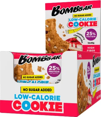 

Набор протеинового печенья, Малиновый чизкейк