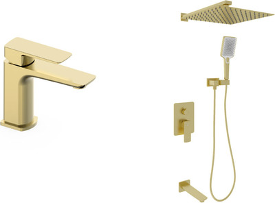 

Душевая система со смесителем, OL-88939003+139003-BG