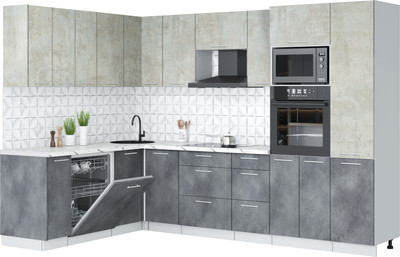 

Кухонный гарнитур, Мила Лайт 1.896х2.98