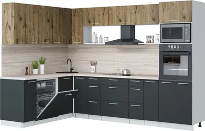 

Кухонный гарнитур, Мила Лайт 1.896х2.98-2