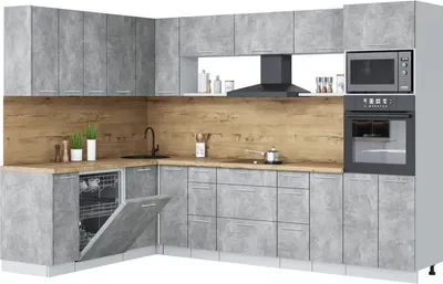 

Кухонный гарнитур, Мила Лайт 1.896х2.98-2